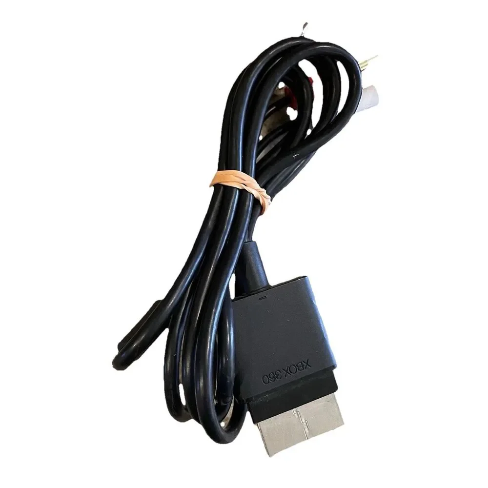 Official Microsoft Xbox 360 Genuine OEM AV Composite Cable RCA TV Wire Cord
